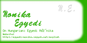 monika egyedi business card